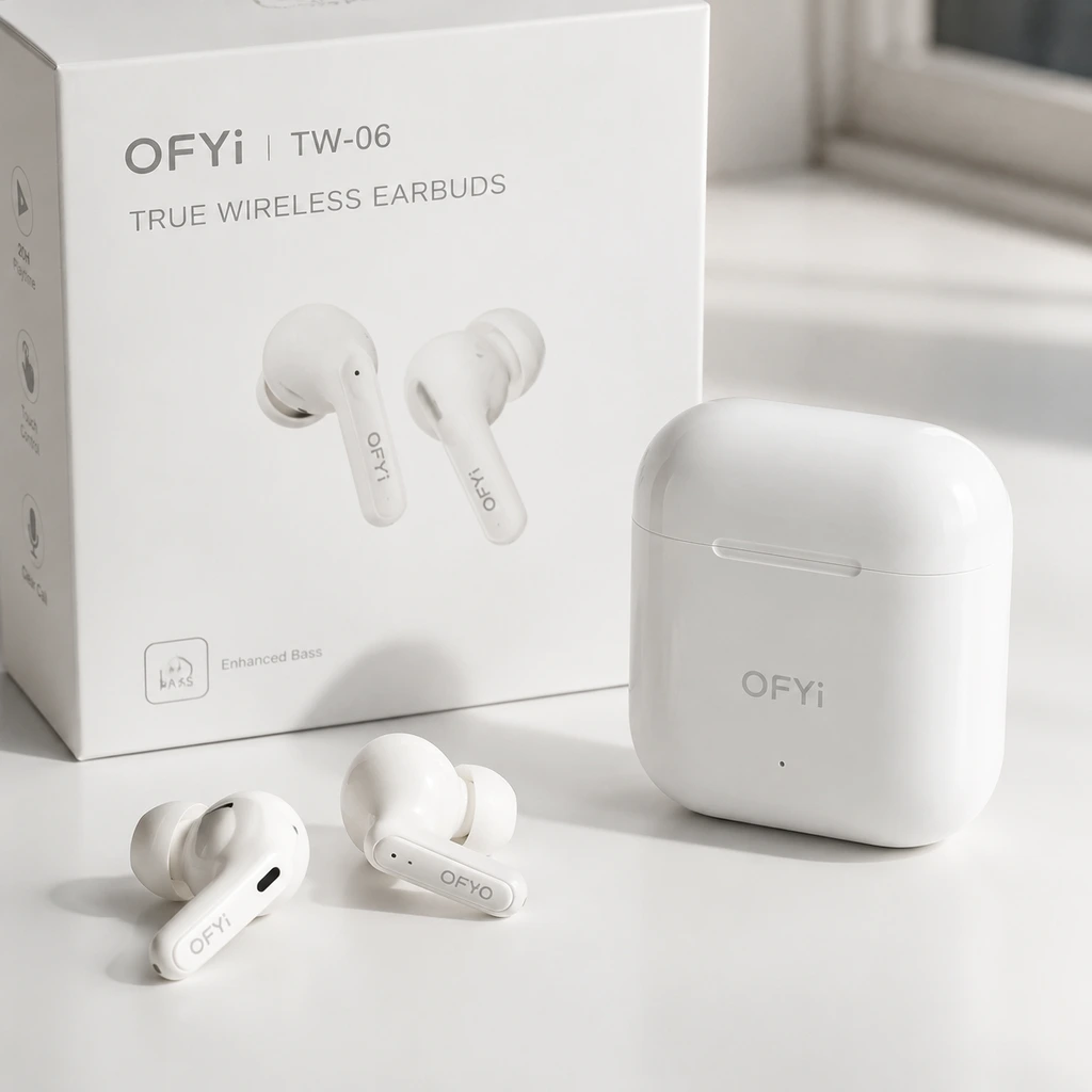 هندزفری بلوتوثی OFYi مدل TW-06 3 هندزفری بلوتوثی OFYi مدل TW-06 - تصویر 3
