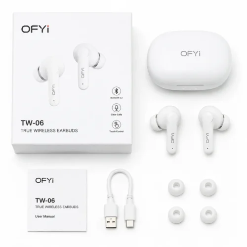 هندزفری بلوتوثی OFYi مدل TW-06 7 هندزفری بلوتوثی OFYi مدل TW-06 - تصویر 4