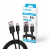 کابل Micro USB انکر 6 آمپر