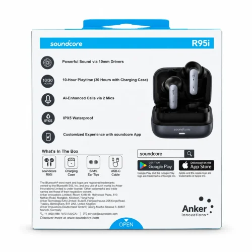 هندزفری انکر Soundcore R95i 3 هندزفری انکر Soundcore R95i - تصویر 2